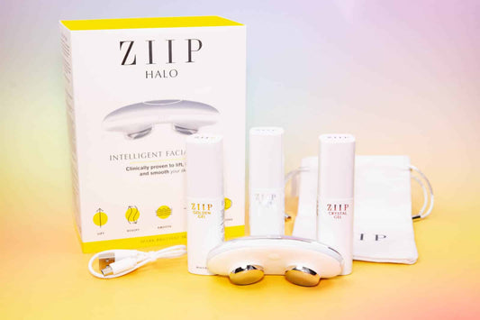 Ziip Halo 2.0 評測｜微電流美容儀 + 三款凝膠完整攻略，抗老提拉一次搞定 Ziip