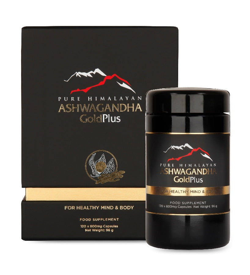 預購✅Pure Himalayan Cordyceps  Gold Plus Ashwagandha南非醉茄配方膠囊（120 粒裝）｜